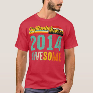 Setembro de 2014 Camisa de Presente de Aniversário