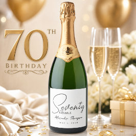 Setenta e Fabuloso Nome Data 70º Aniversário