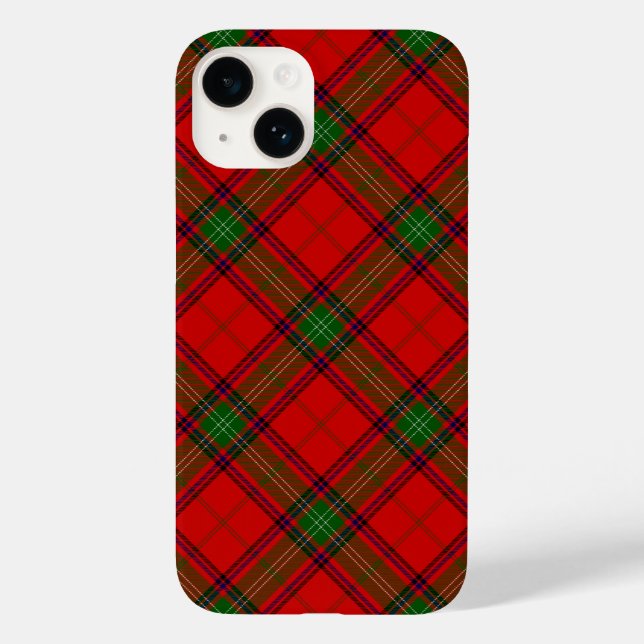 Seton tartan green xadrez vermelha (Verso)