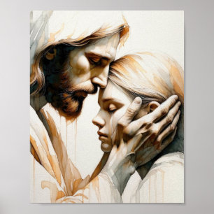 Seu Amor Moderno Watercolor Impressão Minimalista