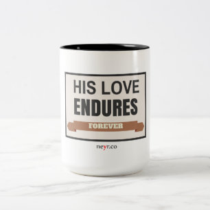 Seu amor resiste para sempre a caneca de 15 onças