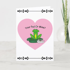 Seu Apartamento ou o Meu? Cartão do Dia dos Namora