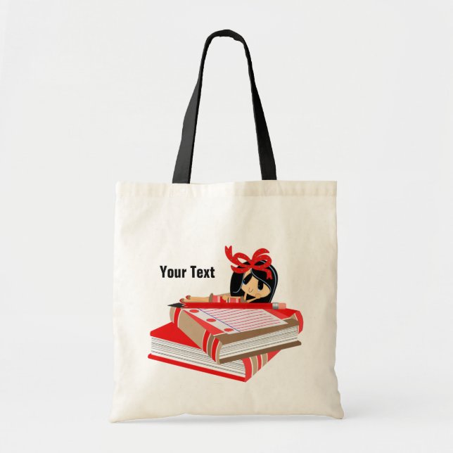 Seu Bolsa de Orçamento da Escola de Texto (Frente)