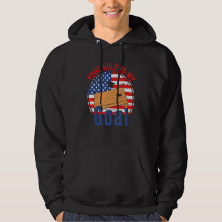 Seu Buraco É Meu Objetivo Camiseta de Cornhole da
