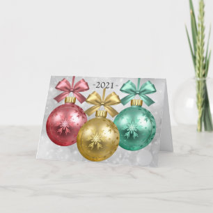 Seu Cartão de Feriado Dobrado para Pedido de 3 Fot