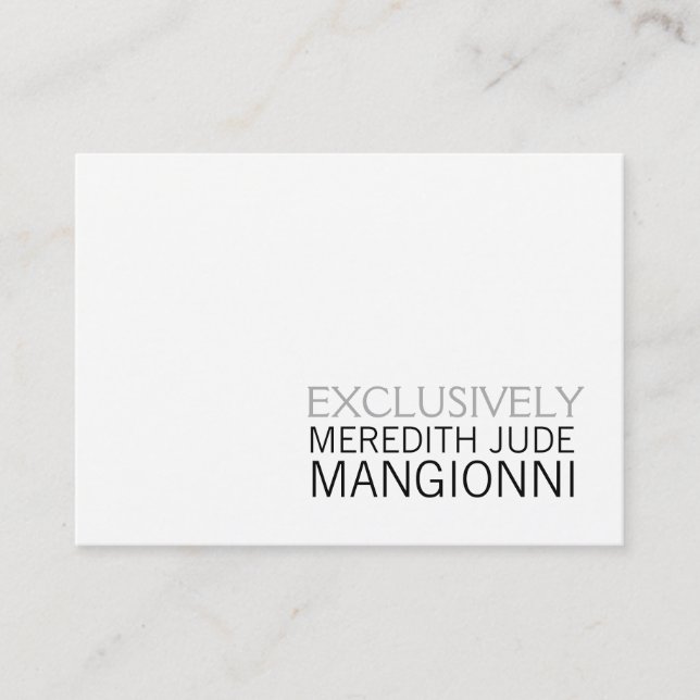 Seu Cartão de visita (Frente)