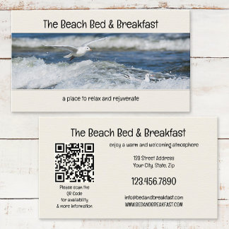 Seu Cartão de Visita de Bed and Breakfast de Fotos
