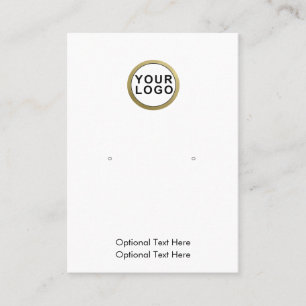 Seu Cartão de visita de exibição de ourivesaria do