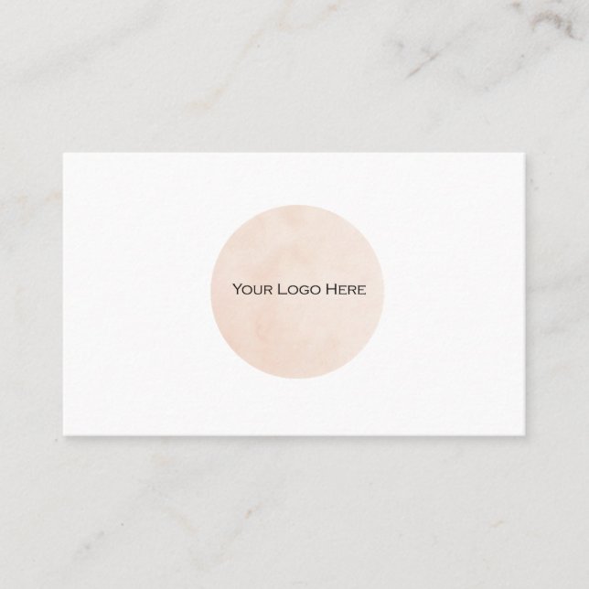 Seu Cartão de visita personalizado de logotipo (Frente)