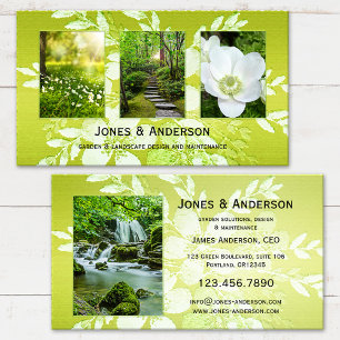 Seu Cartão de Visita Portfolio Jardim Verde 4 Foto