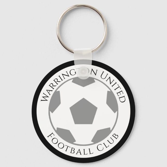 Seu Chaveiro de nome do clube de futebol (Frente)