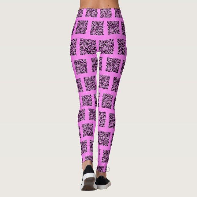 Seu código QR digitaliza leggings engraçadas - esc (Verso)