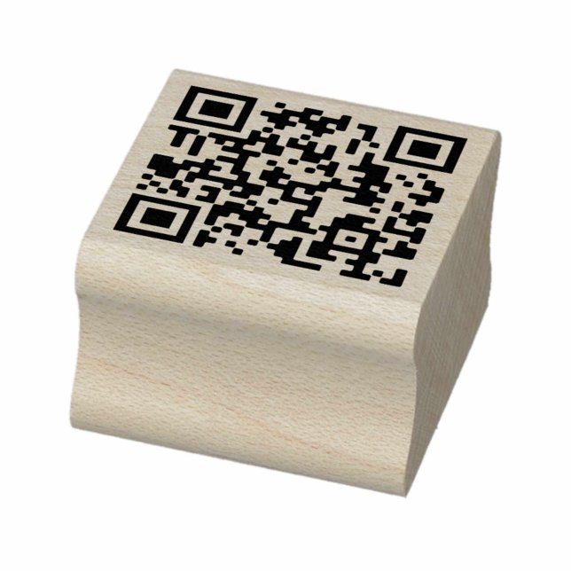 Seu Código QR mais Carimbo de Borracha de Detalhes (Criador carregado)