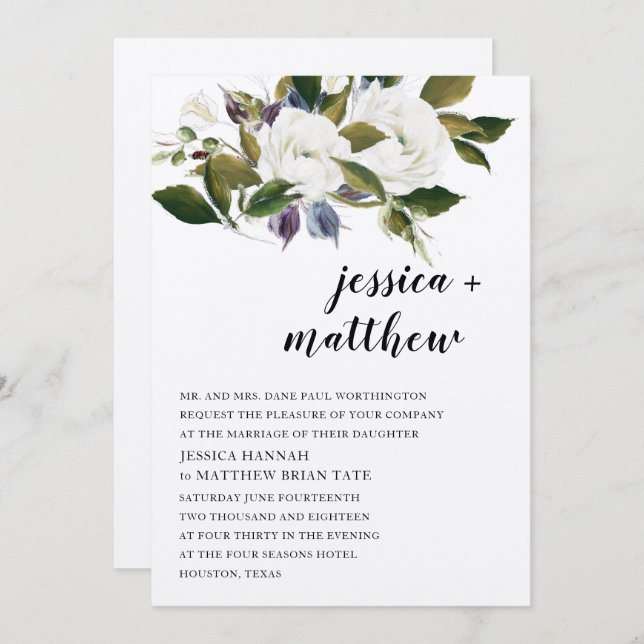 Seu Convite De Casamento Verdadeiro (Frente/Verso)