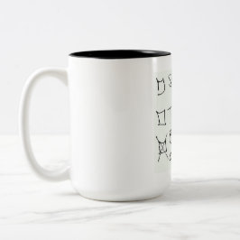Seu costume caneca do Dois-Tom de 15 onças