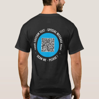 Seu exemplo de camiseta personalizada com código Q