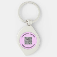 Seu exemplo de Chaveiro de código QR com texto per