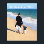 Seu folheto fotográfico com texto personalizado<br><div class="desc">Folhetos de texto e fotos personalizados - Design próprio - Especial - Família personalizada/Amigos ou Folheto pessoal / Presente - Adicione seu texto e foto - Redimensione mova ou remova e adicione elementos / imagem com a ferramenta de personalização. Escolha / adicione sua fonte favorita / cor do texto! Você...</div>