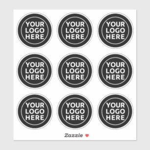 Seu logotipo aqui, 9 adesivos decalais