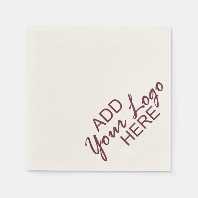 Seu logotipo aqui guardanapos (Frente)