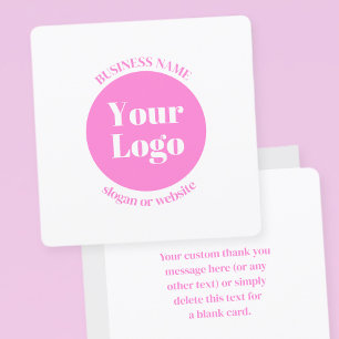 Seu logotipo de negócios e modelo de texto editáve