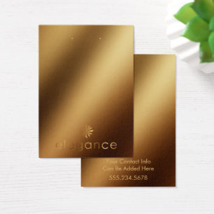 Seu logotipo Dourado na placa de exibição do tit