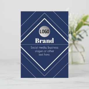 Seu Logotipo e Design Moderno Personalizável Azu