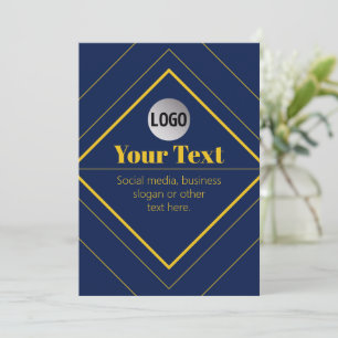 Seu logotipo e modelo de design personalizável