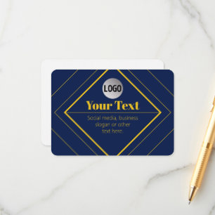Seu logotipo e modelo de design personalizável