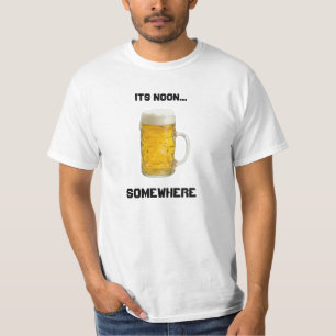Seu meio-dia. Em algum lugar camisa da CERVEJA