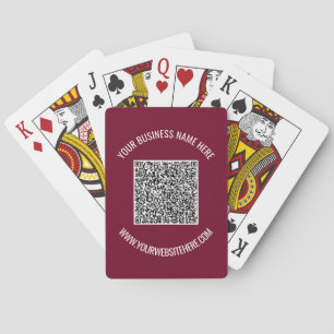 Seu Modelo de Cartas de Baralho com Texto Personal