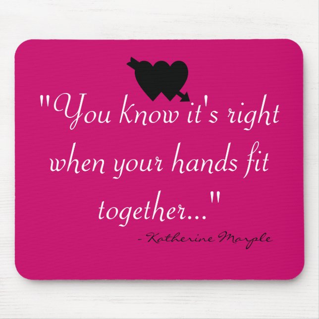 Seu mousepad apto das mãos (Frente)