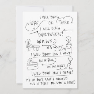 Seu nascimento seu cartão da maneira