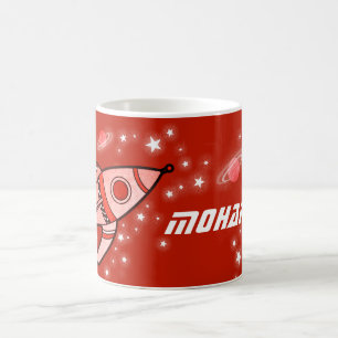 seu nome (8 letras) espaço caneca vermelha