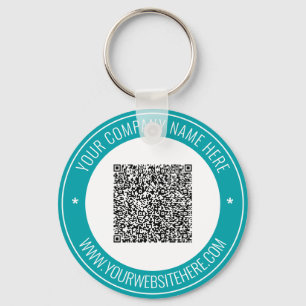 Seu nome de código QR Chaveiro Promocional do site