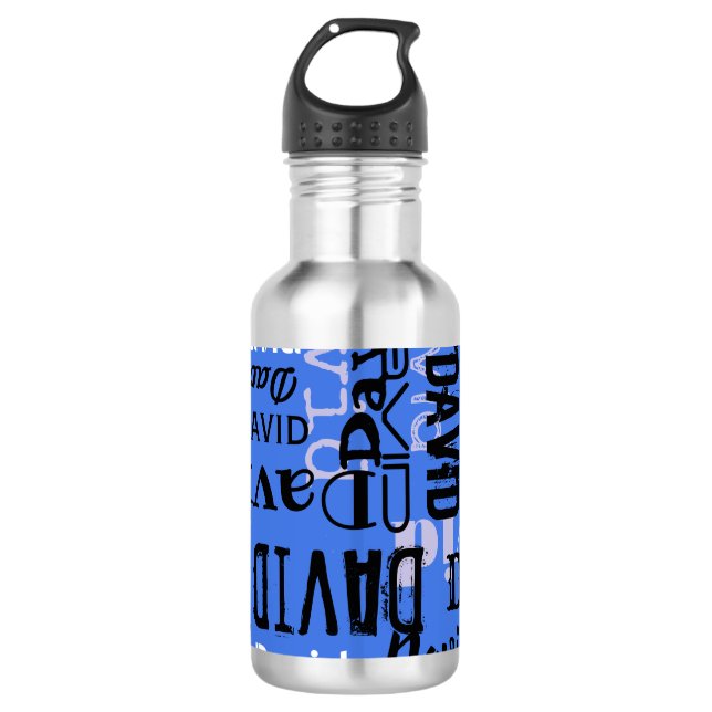 Seu NOME Drinkware de Garrafa de Água Personalizáv (Frente)