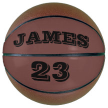 Seu nome e número de basquete personalizado