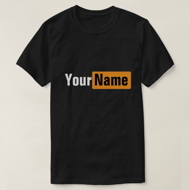 Seu nome é Pun Hub Meme Design T-Shirt (Frente do Design)