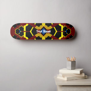 Seu nome é Skateboard personalizável