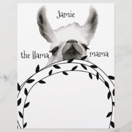 Seu nome Llama Mama Notepads