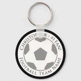 Seu nome mais Chaveiro de nome da equipe de futebo