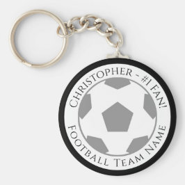 Seu nome mais Chaveiro de nome da equipe de futebo