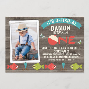 Seu O-fish-al Ou Convite Para O Primeiro Aniversár