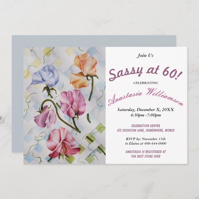 SEU "O QUÊ"? CONVITE DE FESTAS (Frente/Verso)