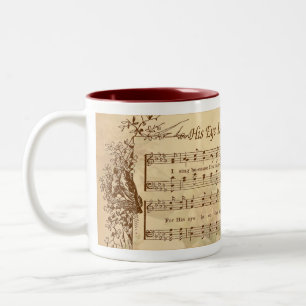 Seu olho está na caneca do design do vintage do