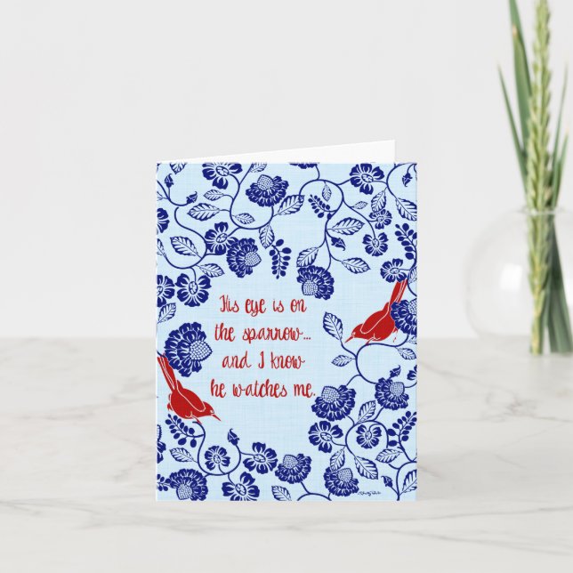 Seu olho está no cartão do pardal (Frente)