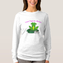 Seu Pad ou o Meu? Camiseta Manga Longa Cinza Claro