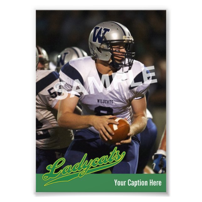 Seu personalizado alargamento de fotos de 5" x 7" (Frente)