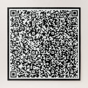 Seu presente de Quebra-cabeça de código QR com men