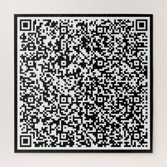 Seu presente de Quebra-cabeça de código QR com men (Vertical)